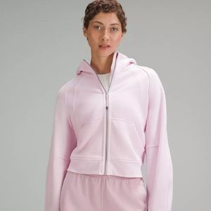 Lululemon Scuba Oversized Full-Zip Hoodie in Meadowsweet Pink